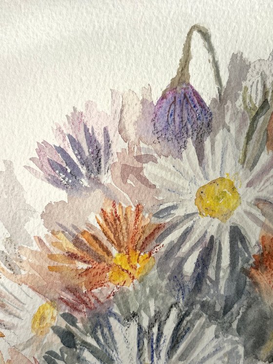 Summer embraces (Triptych)