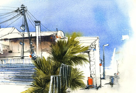 Blue Sky of Middle East