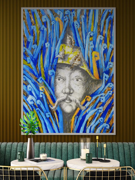 Watcher on Blue