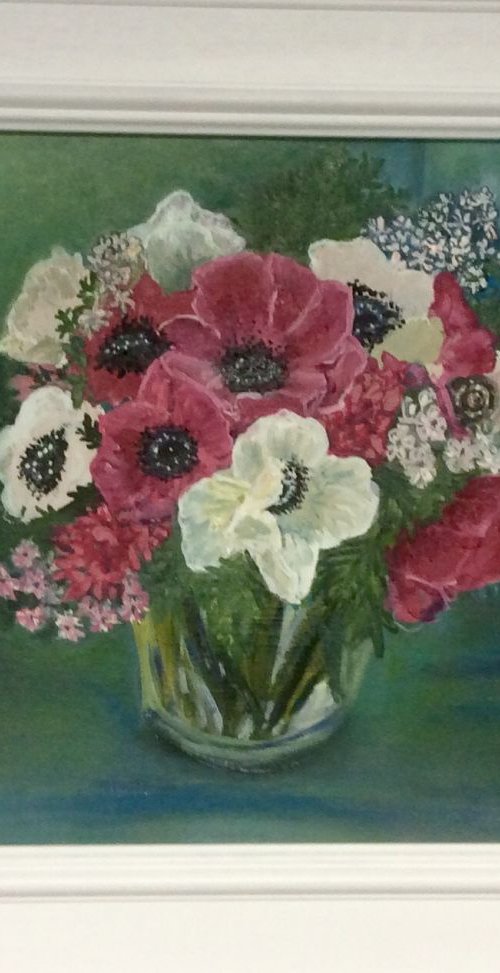 anemones by Elisabetta Mutty