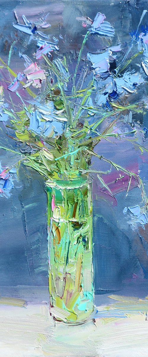 " Cornflowers" by Yehor Dulin