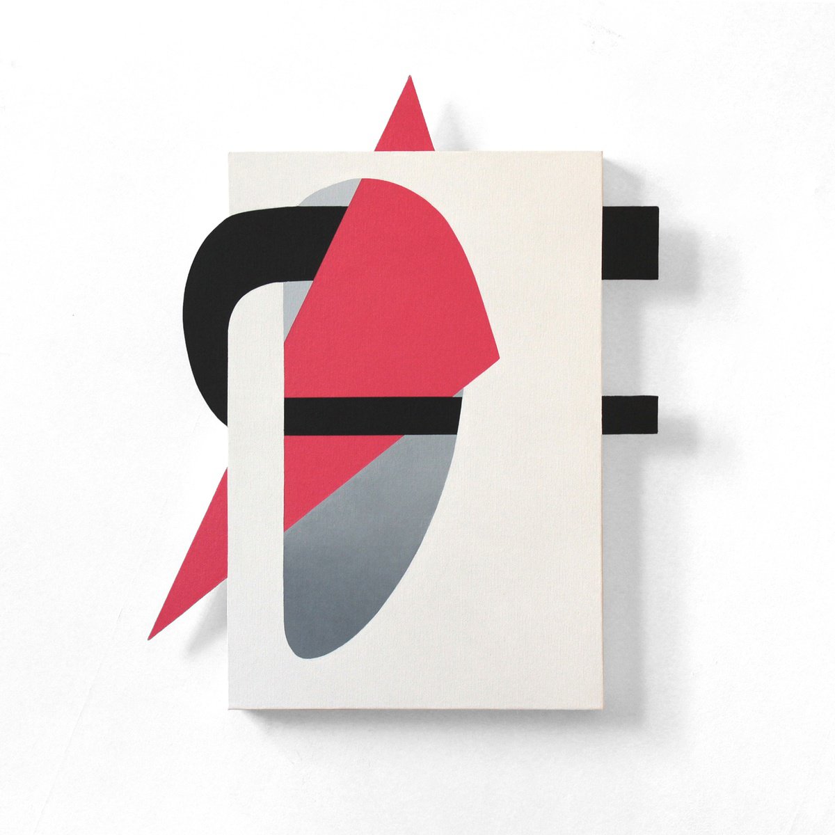 Abstract Acrylic Painting By Martin Singer, 15 X 19", 1T1T1B02-22, Original Artwork