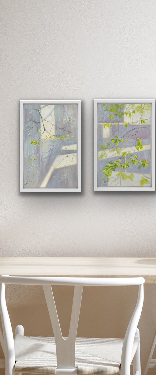 Diptych. Linden by Alla Semenova
