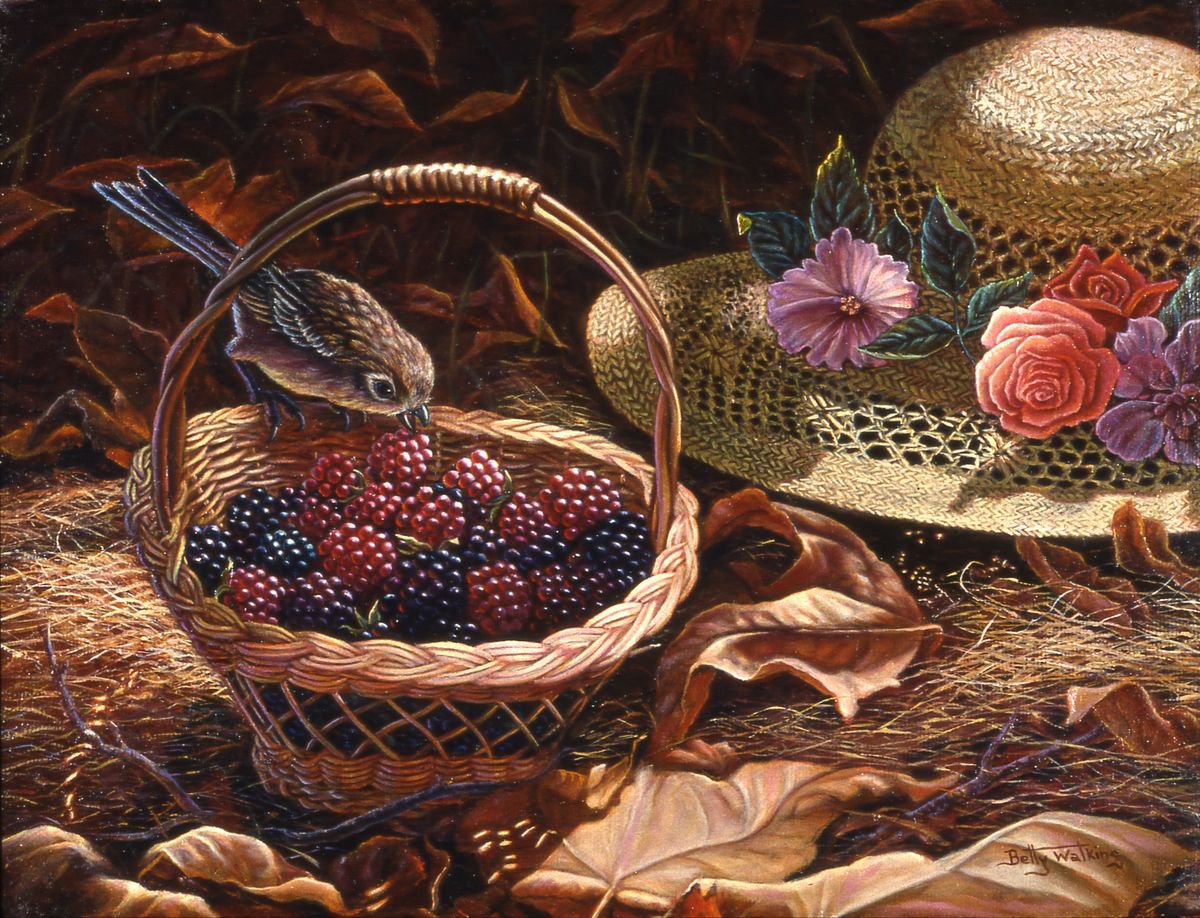 Basket of Berries by Betty Watkins