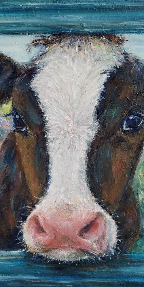 Rosine, The Cow by Jura Kuba Art