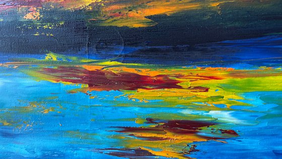 Turquoise sunset