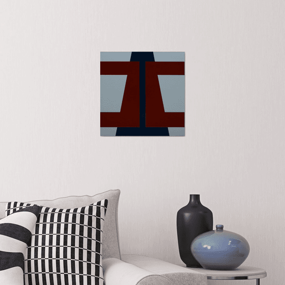 "CANTO" -  Modernist Geometric Painting