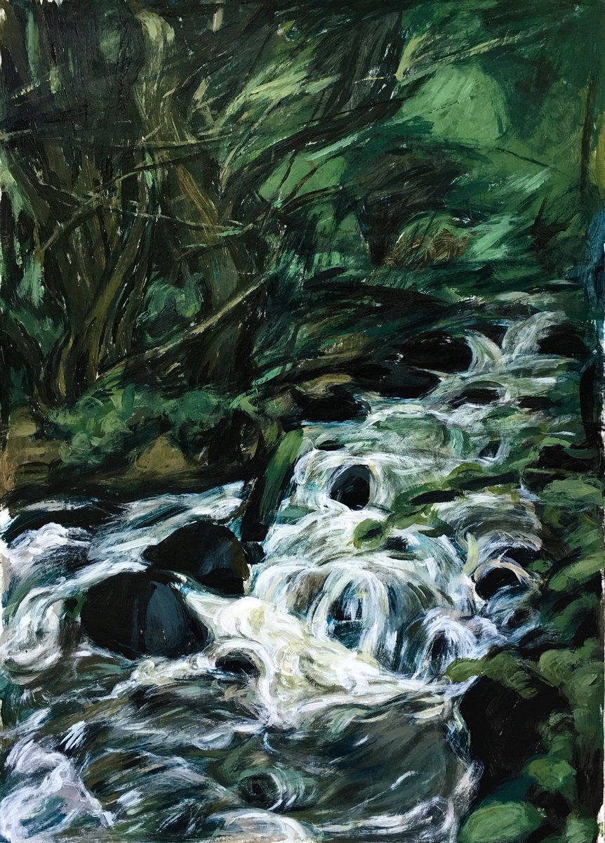 - River - ? By Raffi Ghazaryan, 12 X 17, Artwork For Sale On Artfinder