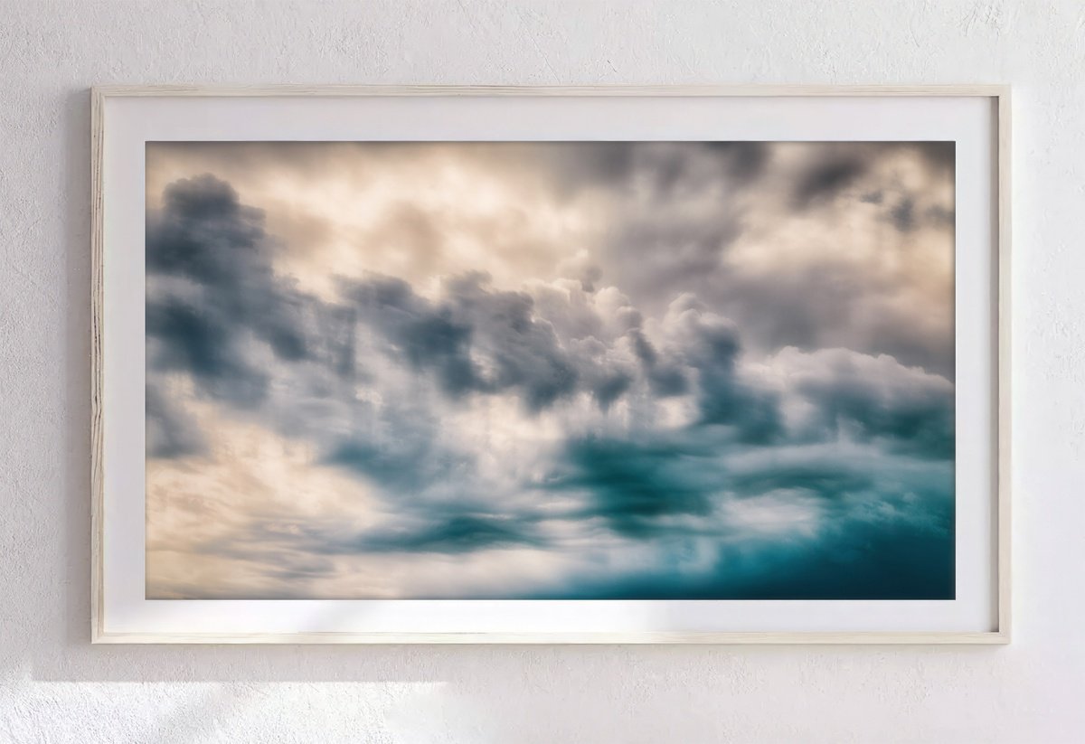 Impressionistic Photograph , Celestial Tempest By Karim Carella, 57 X 33, Artwork For Sale On Artfinder