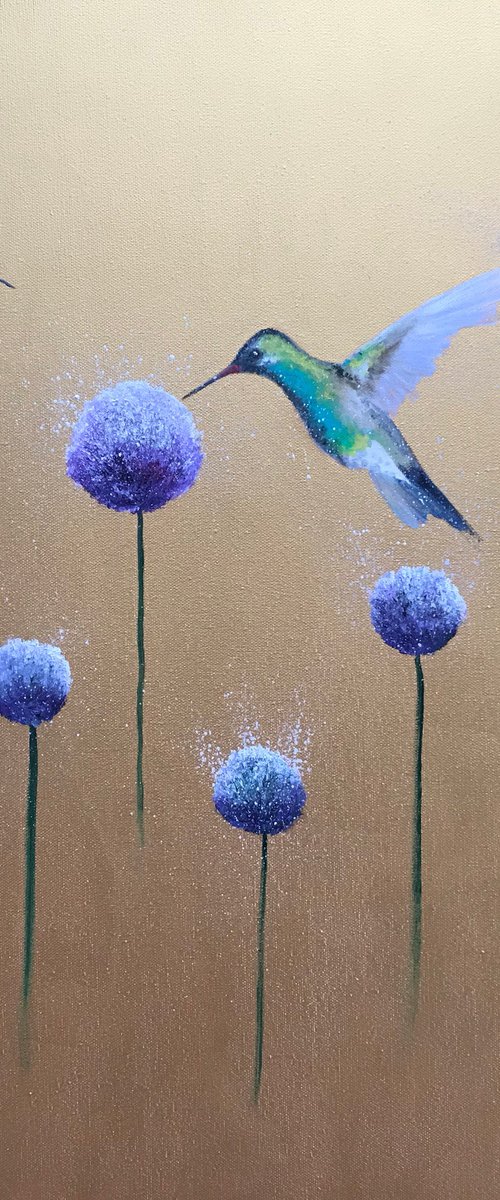 La Vie Est Belle ~ on gold II by Laure Bury