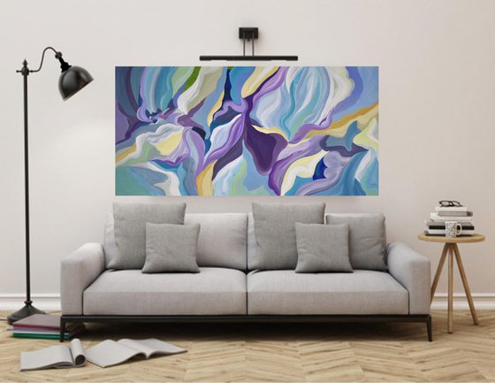 Lavender Abstract - Original Acrylic Painting