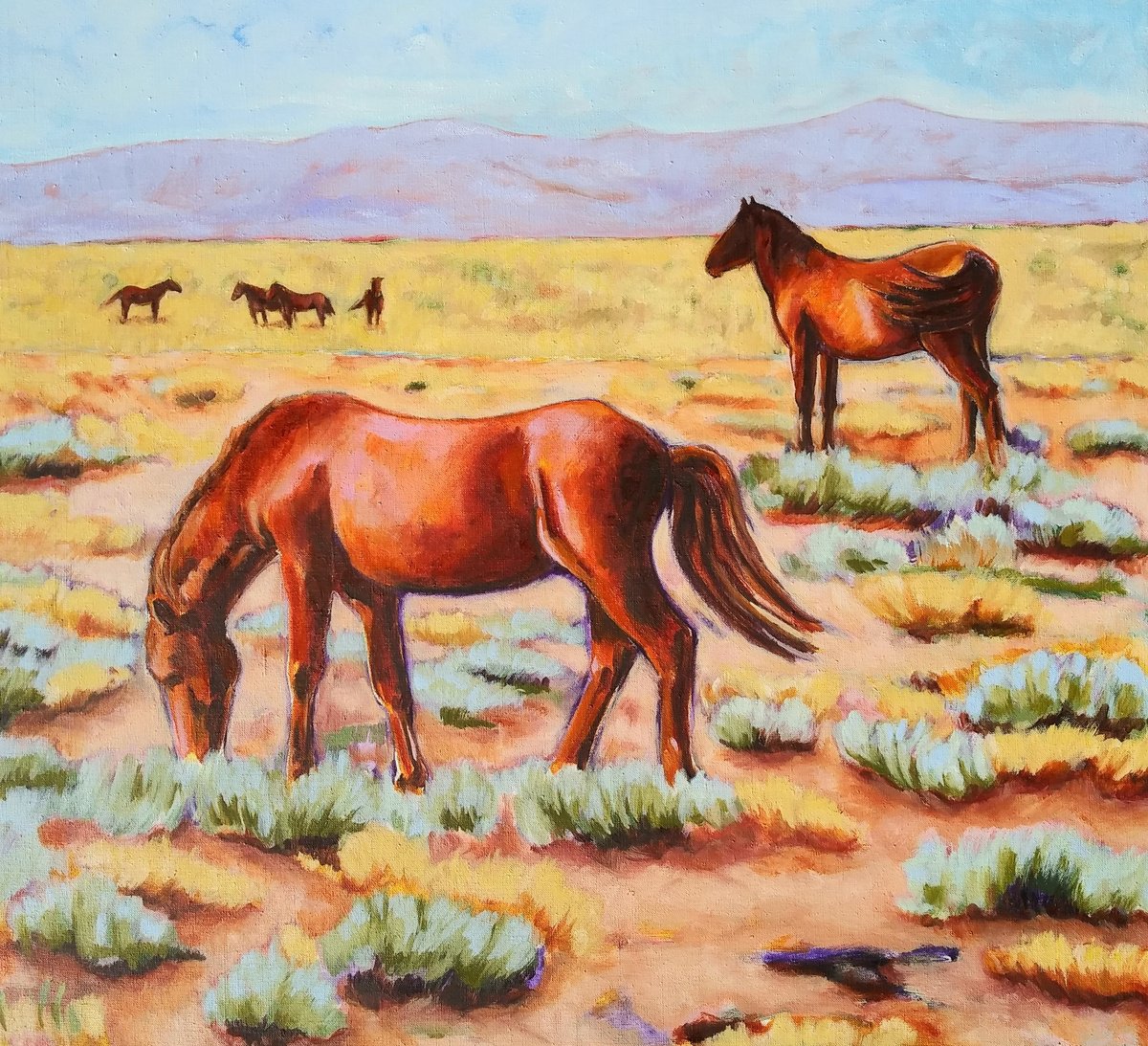 Wild Horses II by Lorie Schackmann