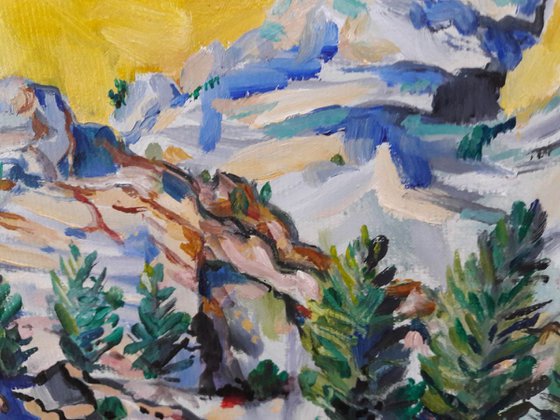 les Alpilles - la Carrière à Midi