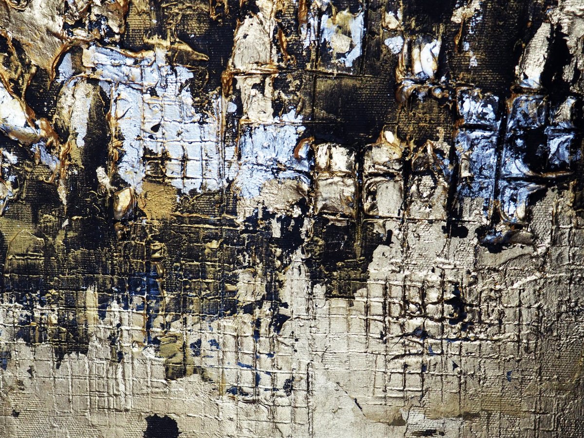 Abstract Acrylic Painting By Vanada Abstract Art, 31 X 31", Richness And Fame, Original Artwork