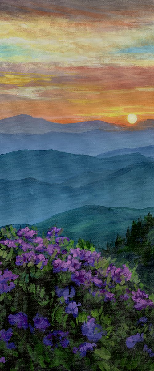 Smoky Mountains Sunset by Steph Moraca