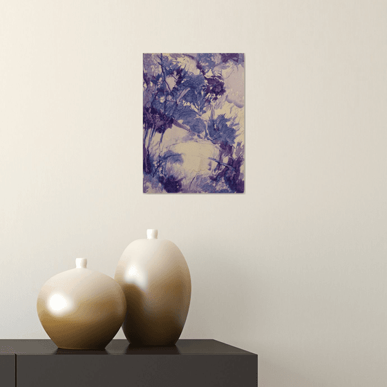 The Purple Abstract, 21x29 cm ESA5