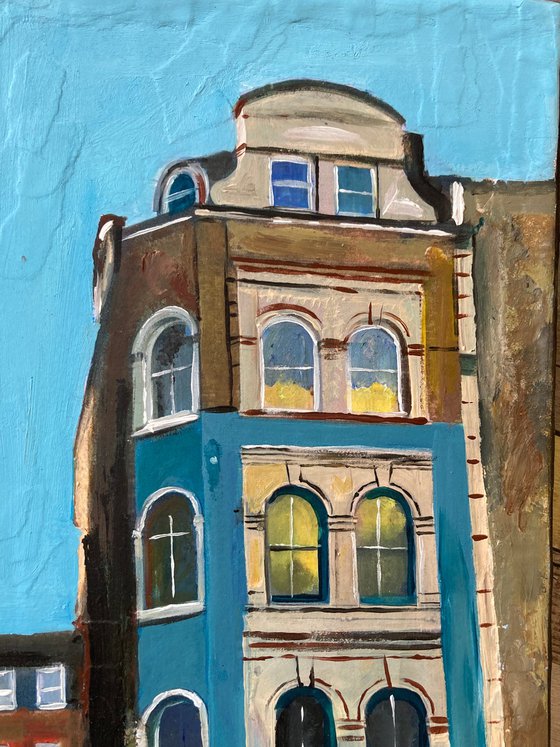 One End of Tisbury Court, Soho, London