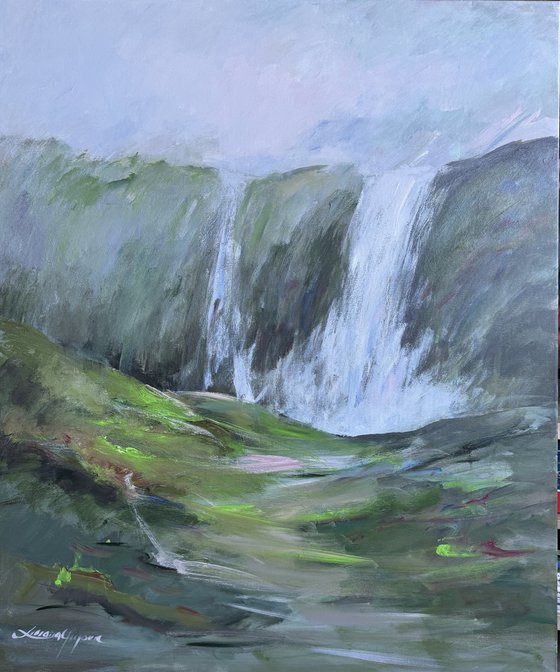 Iceland-Seljalandsfoss falls