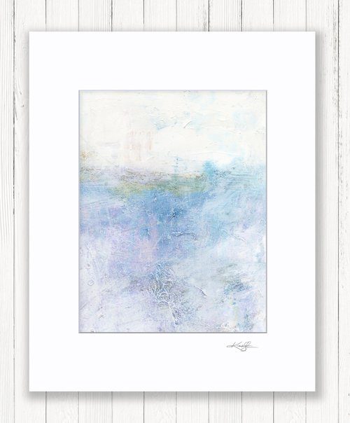 Lost In Tranquility 3 - Serene Mixed Media Painting by Kathy Morton Stanion by Kathy Morton Stanion