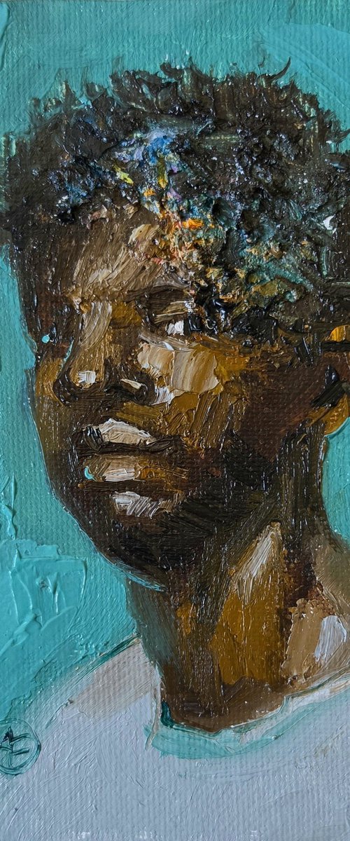 Bearded Man by Nataly Derevyanko