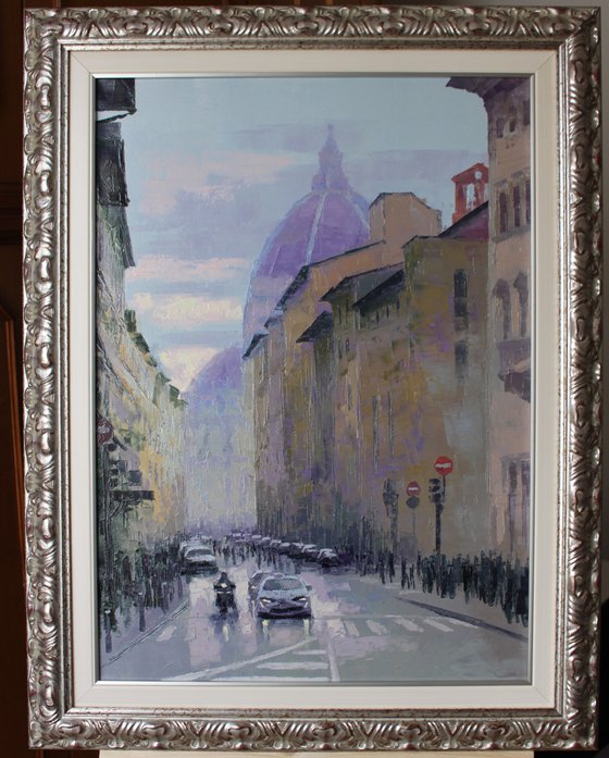 Pioggia a Firenze, Plein Air