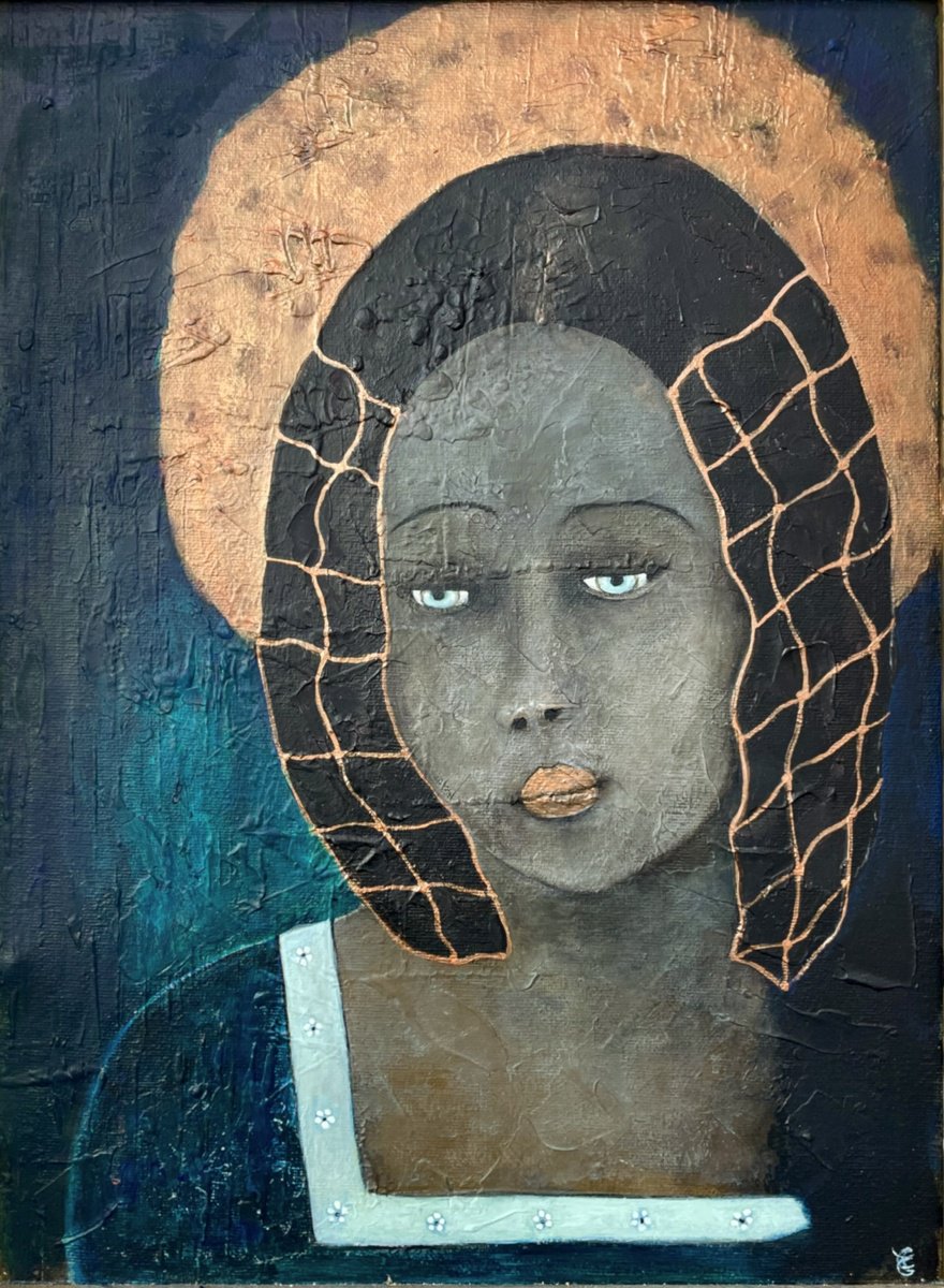 La Madone By Eleanor Gabriel, 19 X 23, Artwork For Sale On Artfinder