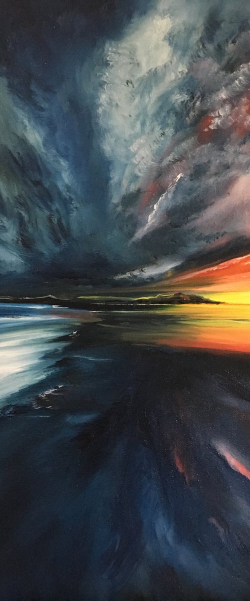 Cold Sunset by Timea  Valsami