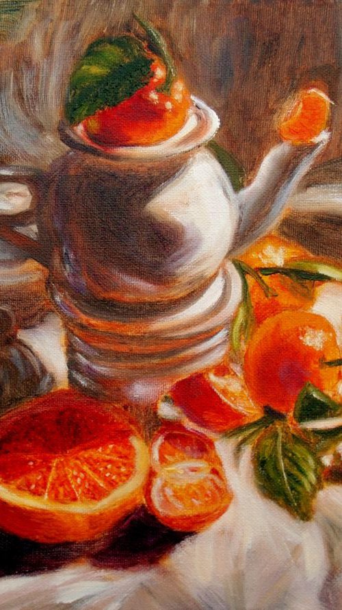 Orange tea by Elena Sokolova