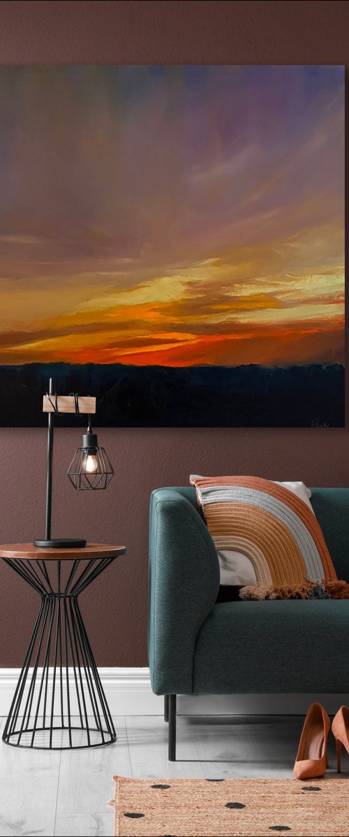 Embers of an evening by Francesca Currie
