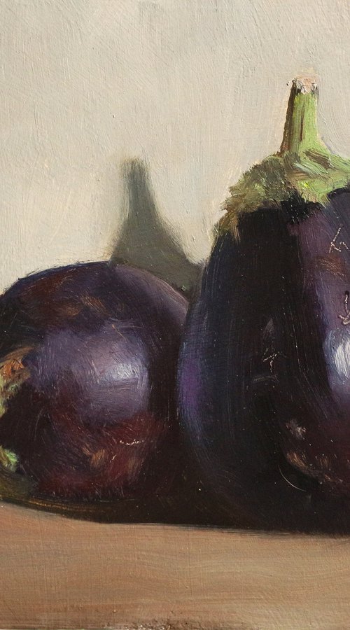 2 Aubergines by Pascal Giroud