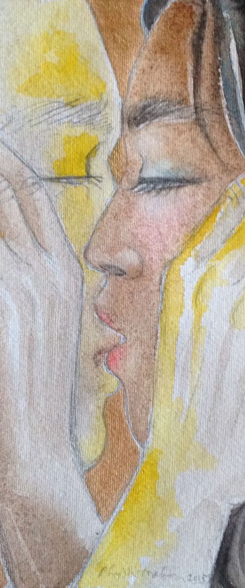 A warm kiss by Phyllis Mahon