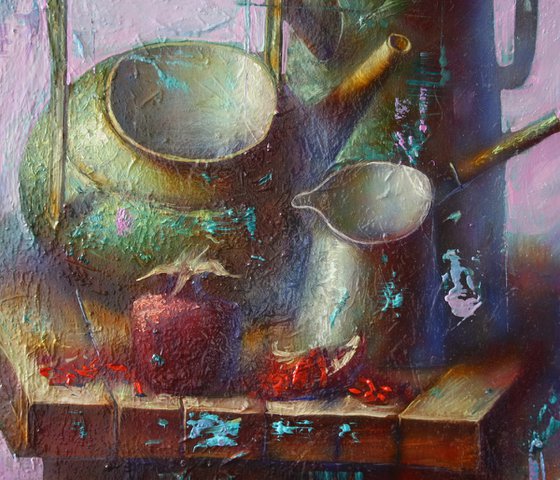 GREEN STILL LIFE