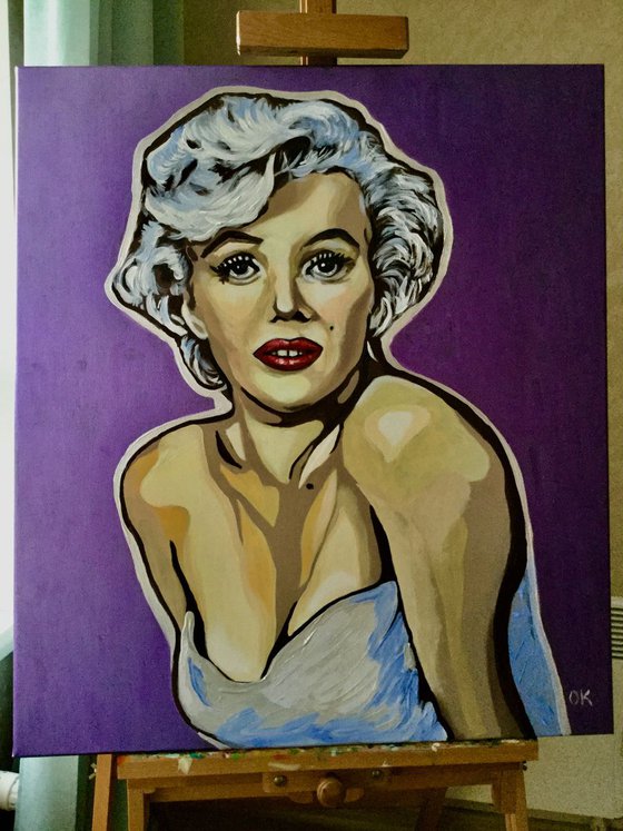 Marilyn Monroe. 50% OFF SALE. Goddess of Hollywood. Movie star. MODERN URBAN ART OFFICE ART DECOR HOME DECOR GIFT IDEA