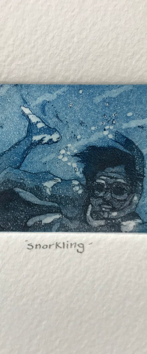 Snorkling. by Stephen Brook