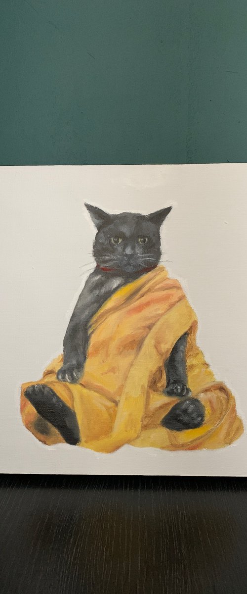 Buddha cat by VICTO