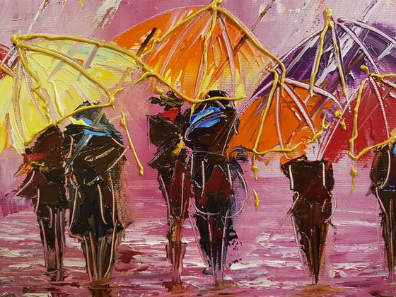 Colorful rainy day 30*60