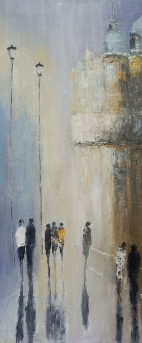 Blue evening by Maria Karalyos