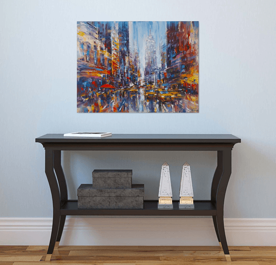 Abstract cityscape (New York)