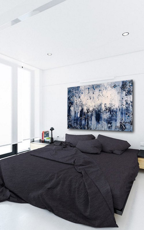 150x100cm. / abstract painting / Abstract 1158 by Alex Senchenko