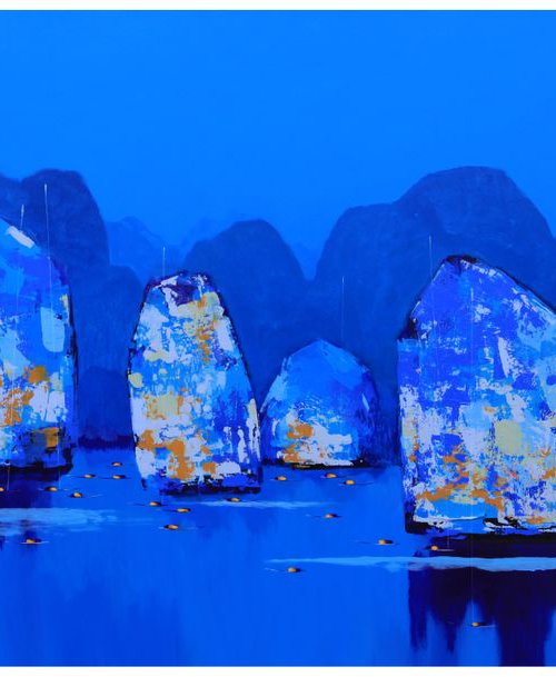 Blue water by The Khanh Bui