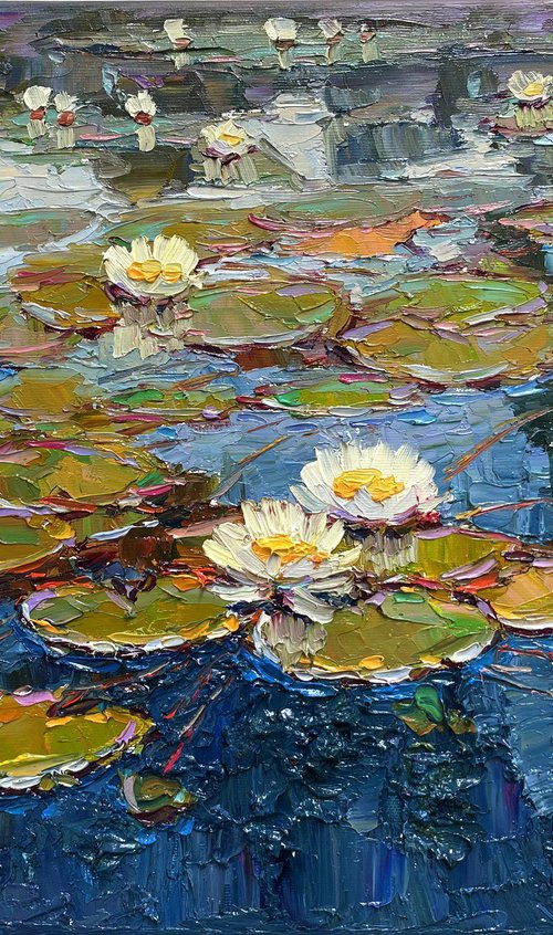 "Water lilies" by Evgeny Chernyakovsky