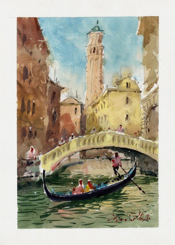 Sailing through Venice Canals