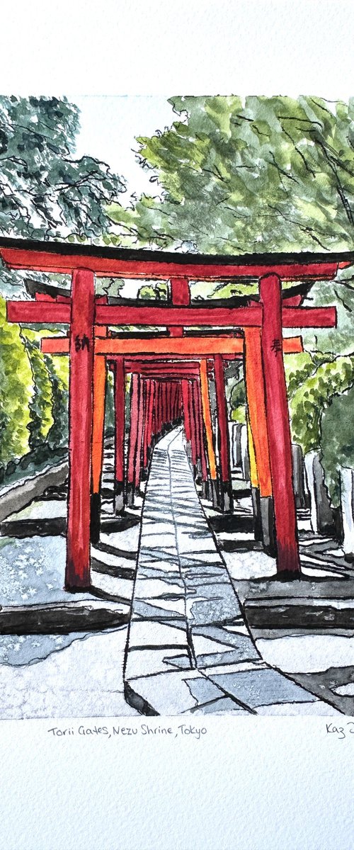 Torii Gates, Tokyo by Kaz  Jones