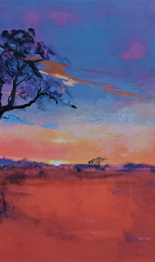Kenya Sunset by Alan Harris