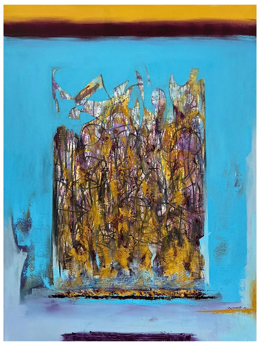 Gradations_36X48 By Avinash Pise, 36 X 48, Artwork For Sale On Artfinder