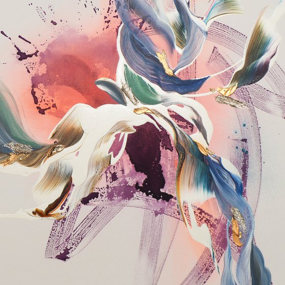 Plumage in Motion Diptych