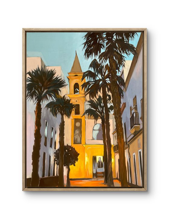 Palm trees near the chapel