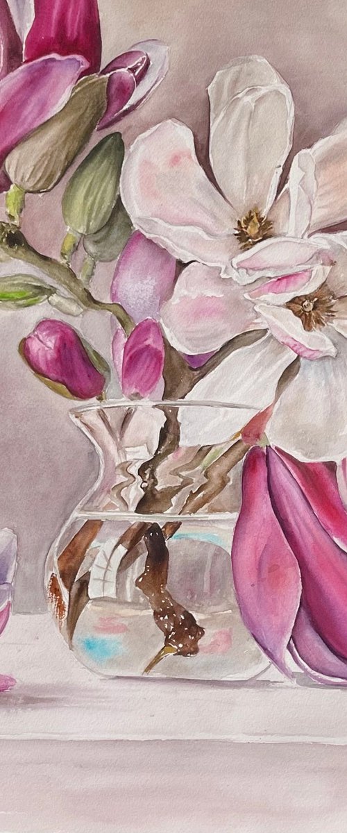 Magnolias by Irina Ponna