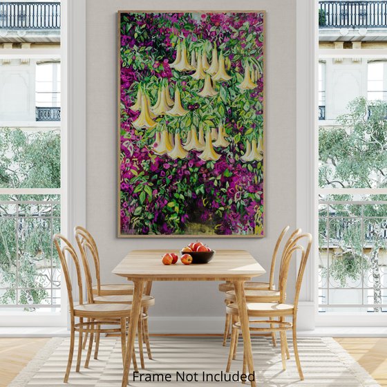 Bellflowers and Bougainvillea