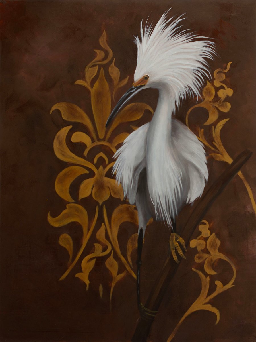 Snowy Egret by Rebeca Fuchs